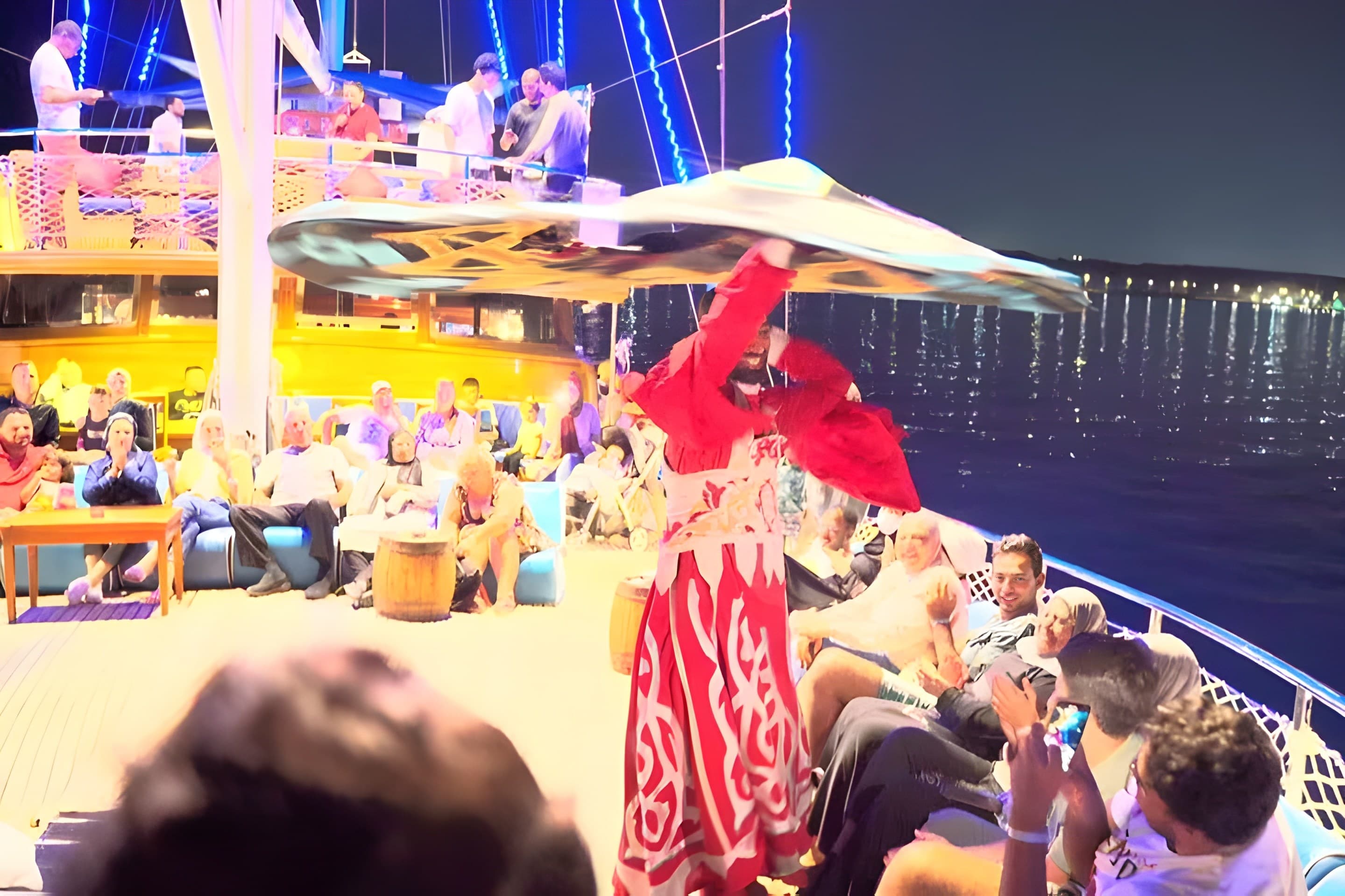 Dinner Cruise with Oriental Show & Seafood Buffet from Sharm El Sheikh