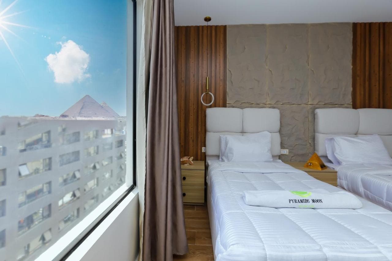 Pyramids moon Tower