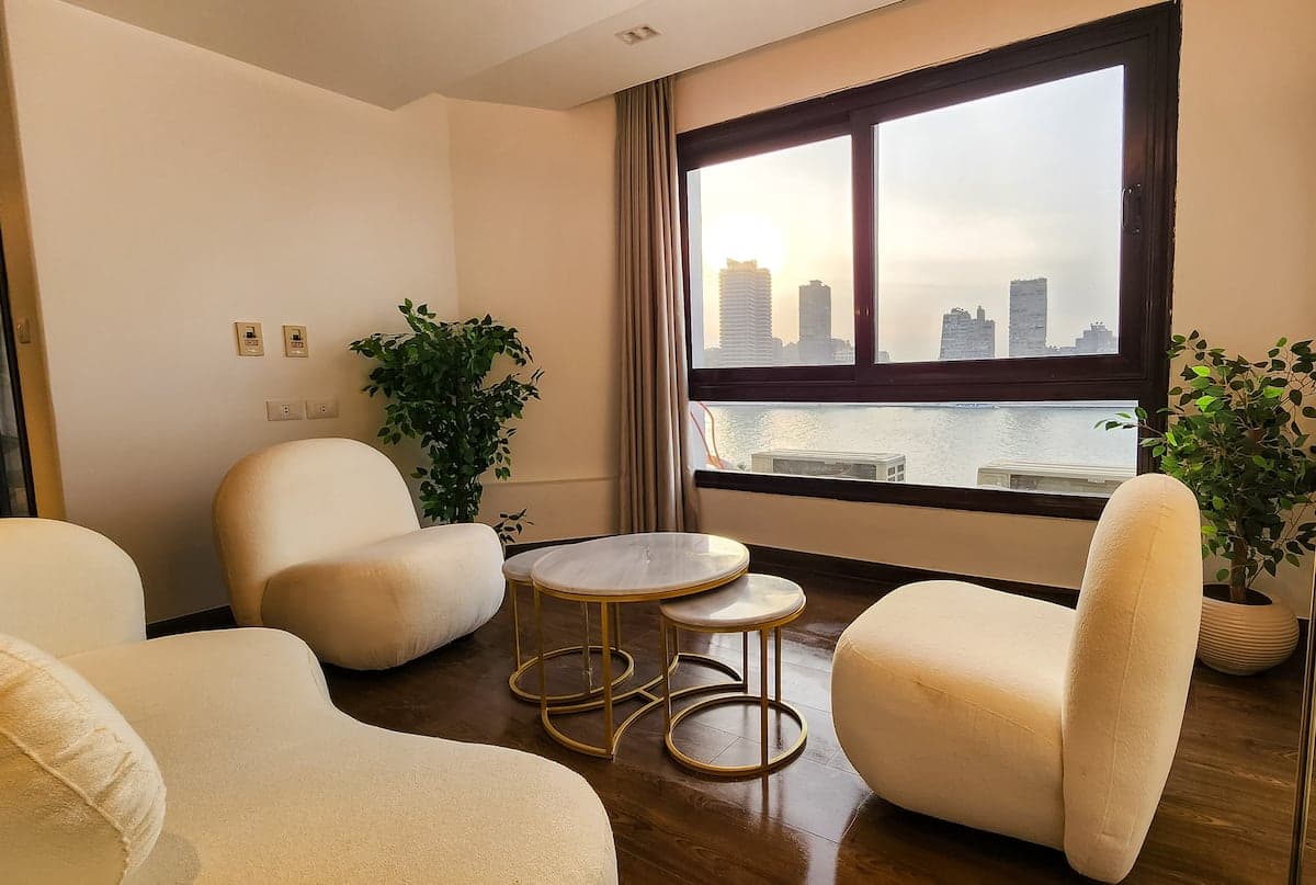 Luxury Living with Full Nile Views: New 4BR Gem